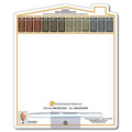 Memo Board - 8.5"x10.125" Laminated Shaped (Home/House) - 14 Point